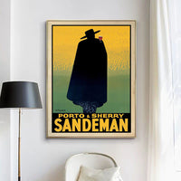 Wall Art 40cmx60cm Sandeman Gold Frame Canvas