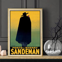 80cmx120cm Sandeman Gold Frame Canvas Wall Art