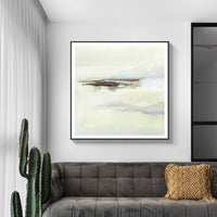 50cmx50cm Atmospheric Edge Black Frame Canvas Wall Art