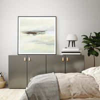 80cmx80cm Atmospheric Edge Black Frame Canvas Wall Art