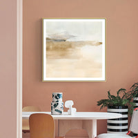 70cmx70cm Atmospheric Edge II Gold Frame Canvas Wall Art