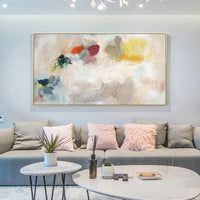 50cmx100cm Abstract Crystal Gold Frame Canvas Wall Art