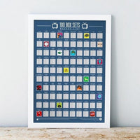 100 Box Sets - Bucket List Scratch Poster