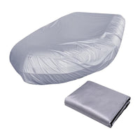 210D Inflatable Boat Cover UV Resistant Inflatable Dinghy Boat Cover Waterproof UV Sun Dust Protective Case Kayak Oxford C...