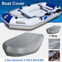 210D Inflatable Boat Cover UV Resistant Inflatable Dinghy Boat Cover Waterproof UV Sun Dust Protective Case Kayak Oxford C...