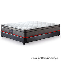 Slumber Mattress QUEEN Size Bed Euro Top Pocket Spring Bedding Firm Foam 33CM