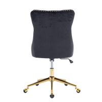 Velvet Home Office Chair- Beige