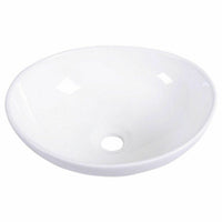 AMIRRA Ceramic Basin Oval Sink Bowl (White) AMR-CB-100-GXSB