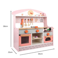 EKKIO Wooden Kitchen Playset for Kids (BBQ Kitchen Set) EK-KP-101-MS