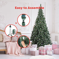 Festiss 2.4m Christmas Tree With White Snow FS-TREE-01