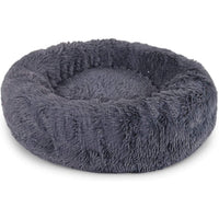 FLOOFI XL 100CM Round Pet Bed (Dark Grey)