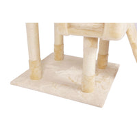 Floofi 170cm Plush Cat Condo Cat Tree Beige FI-CT-162-ZZ