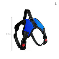 FLOOFI Dog Harness L Size (Blue) FI-PC-155-XL