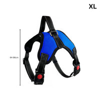 FLOOFI Dog Harness XL Size (Blue) FI-PC-159-XL