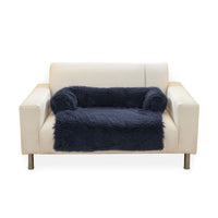 Floofi Pet Sofa Cover Soft with Bolster S Size (Dark Blue) FI-PSC-120-SMT