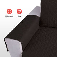 FLOOFI Pet Sofa Cover 1 Seat (Black) FI-PSC-103-SMT