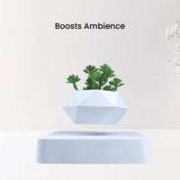 GOMINIMO Magnetic Levitating Plant Pot White GO-MLP-105-HCNT