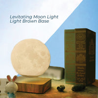 GOMINIMO Magnetic Levitating Moon Light Brown Base GO-MLP-101-HCNT