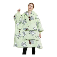 GOMINIMO Hoodie Blanket (Adult Koala Bear Green) GO-HB-139-AYS