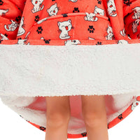 GOMINIMO Hoodie Blanket (Kids Cat Red) GO-HB-146-AYS