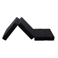 GOMINIMO 4 Fold Folding Mattress Black Air Mesh GO-FM-105-EON