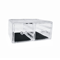 GOMINIMO Makeup Cosmetic Organizer With 12 Drawers (Clear) GO-MCO-100-CS