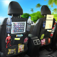 GOMINIMO 2 Pack Car Backseat Organizer for Kick Mat (Black) GO-CBO-100-DHF