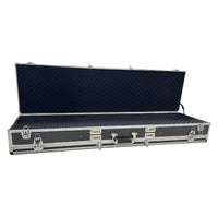 GOMINIMO Hard Aluminium Double Sided Gun Case (Silver and Black) GO-GC-100-LS