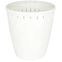NOVEDEN Set of 6 Plastic Self Watering Planter Flower Pots (White) NE-FP-100-MY