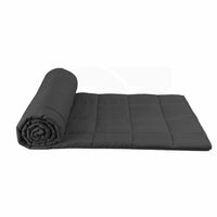 GOMINIMO Polyester Queen Size Weighted Blanket (Dark Grey 9kg) HM-WB-100-DJ