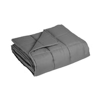 GOMINIMO Polyester Queen Size Weighted Blanket (Light Grey 9kg) HM-WB-101-DJ