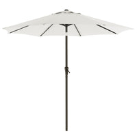 SONGMICS 2.7m Patio Outdoor Table Umbrella White