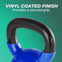 Verpeak Vinyl Kettlebell 6kg Turquoise VP-KB-125-AC