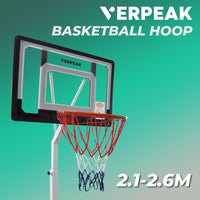 Verpeak Basketball Hoop Stand ( 2.1M - 2.60M ) VP-BHS-101-SBA