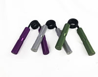 VERPEAK 3 Pack Metal Hand Grip Strengthener Set with Carry Bag (100lb Purple, 150lb Silver, 200lb Green) VP-HG-101-BT