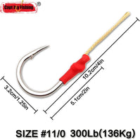 Capt Jay Fishing Assist Hooks #11 (3pc)