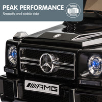 Mercedes Benz AMG G65 Licensed Kids Ride On Electric Car Remote Control - Black