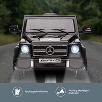 Mercedes Benz AMG G65 Licensed Kids Ride On Electric Car Remote Control - Black