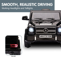 Mercedes Benz AMG G65 Licensed Kids Ride On Electric Car Remote Control - Black