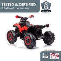 GTS99 Kids Electric Ride On Quad Bike Toy ATV 50W - Red