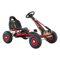 G95 Kids Ride On Pedal-Powered Go Kart  - Red