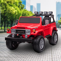Licensed Toyota FJ-40 Electric Kids Ride On Car by - Red