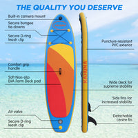 Hana Inflatable Stand Up Paddle Board 10FT w/ iSUP Accessories