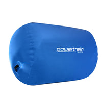 Powertrain Sports Inflatable Gymnastics Air Barrel Exercise Roller 120 x 75cm - Blue