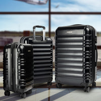 Olympus Noctis 3PC Luggage Set Hard Shell ABS+PC - Stygian Black