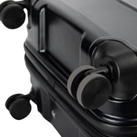Olympus 3PC Artemis Luggage Set Hard Shell Suitcase ABS+PC  Jet Black