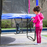 16ft Trampoline Free Ladder Spring Mat Net Safety Pad Cover Round Enclosure - Rainbow