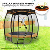 8ft Removable Twister Trampoline Roof Shade Cover