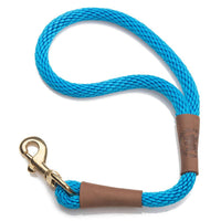 Mendota Traffic Clip Leash 1/2"x16" (13mm x 40cm)  BLUE