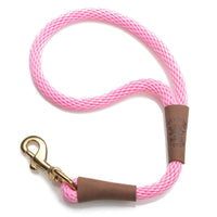 Mendota Traffic Clip Leash 1/2"x16" (13mm x 40cm) HOT PINK